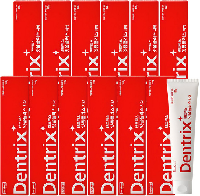 동국제약 덴트릭스 잇몸플러스 치약, 160g, 12개