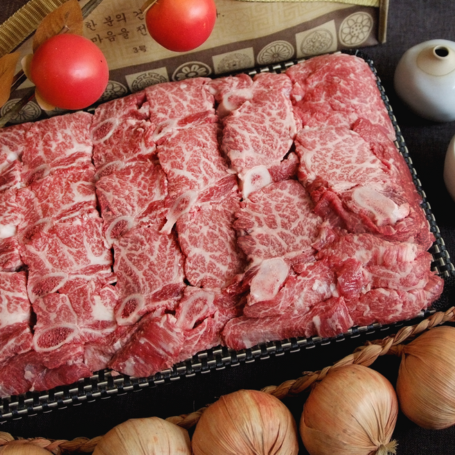 1++ 한우선물세트 갈비 3.0kg 투뿔 소고기 설 추석 명절 부모님 상견례 선물, 3kg