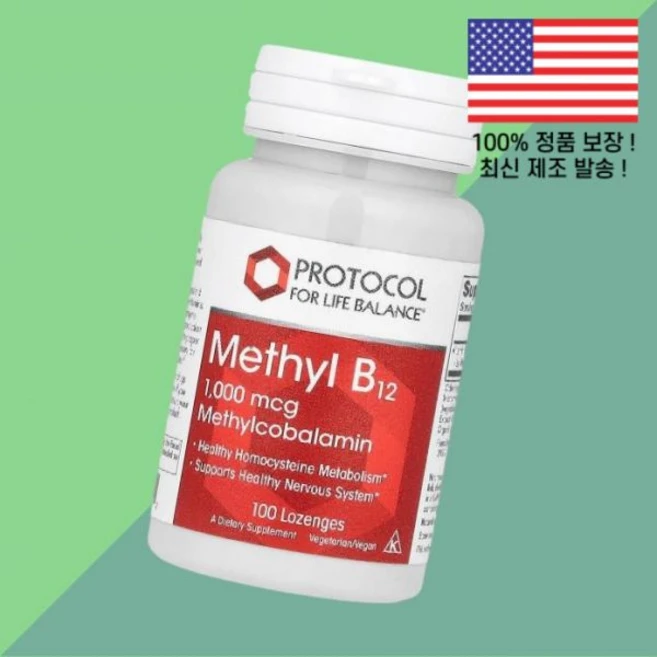라이프 밸런스 프로토콜 메틸코발라민 비타민B12 비타민비12 비타민B군 1000mcg 100 로젠지 캔디 Protocol for Life Balance Methyl B12 Lo, 라이프 밸런스 프로토콜 메틸코발라민 비타민B12 비타민 - 쿠팡