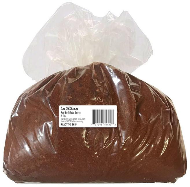 Los Chileros Red Enchilada 소스 시즈닝 벌크 백 1.8kg(4파운드) (1팩)