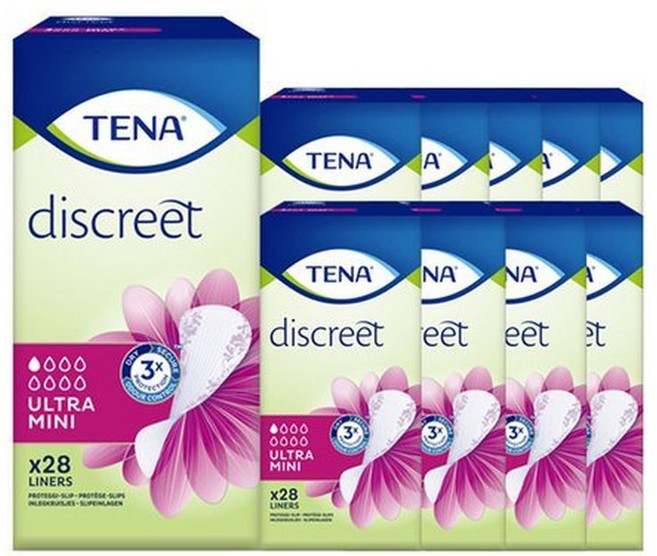 테나 레이디 울트라 미니 28매 10팩 가벼운 요실금패드, 28매입, 10개
