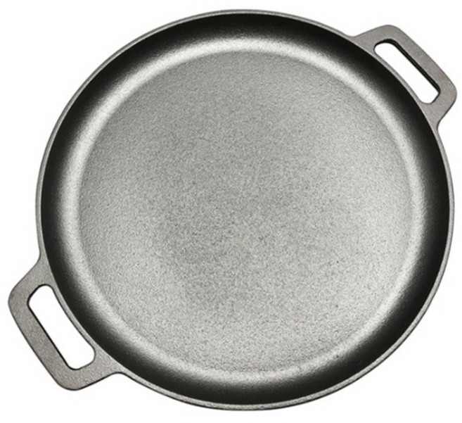 견고한 주철 캠핑 그리들 양쪽 손잡이 30센티, 1개