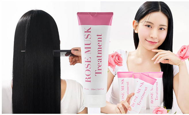 에뜨왈 로즈 머스크 트리트먼트 250ml (딥 레페어 헤어 마스크+퍼퓸 판테놀 콜라겐), 1개