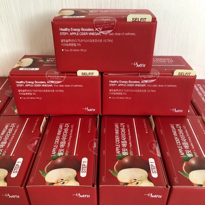 [출시기념 20%할인특가] 셀핏 애플사이다비니거, 3g, 60개 - 쿠팡