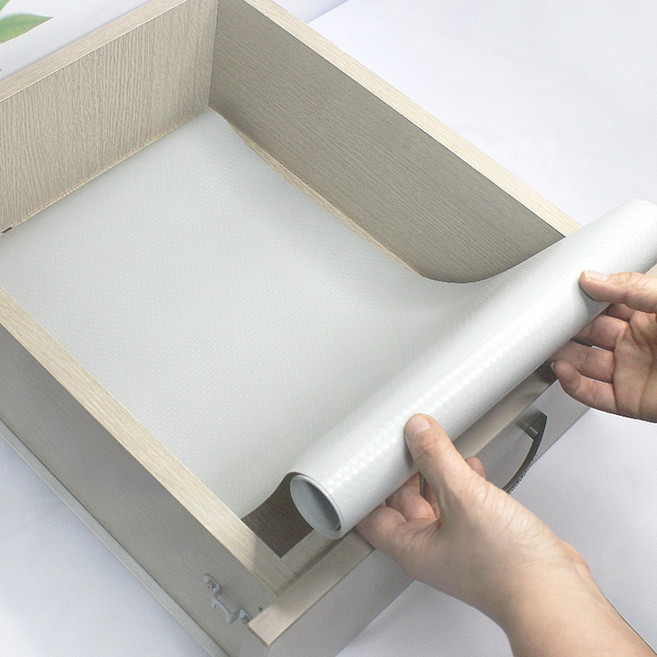 제이엔제이 잘라쓰는 논슬립 다용도 오염방지 방수 서랍매트 4개 1세트 30cm x 150cm 작은 사이즈, 화이트 바019