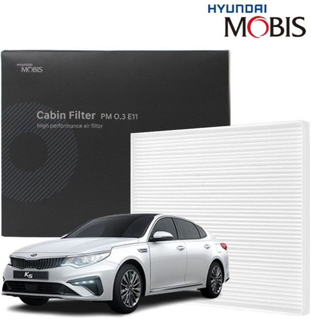 올뉴 K5 현대모비스 자동차 에어컨필터 PM0.3초미세먼지 차단 E11등급 차량용히터필터, 3호 (올 뉴 K5 하이브리드 전용), 1개
