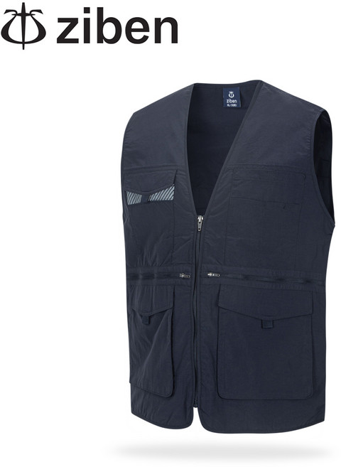 지벤 작업복조끼 ZB-V2121 근무복 단체복 여름조끼, 1개