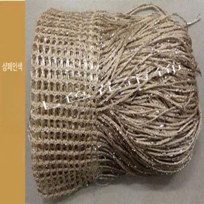 비즈발커튼 파티션 문발 커텐 비즈 인테리어 공예, 너비 1mx높이 2m 샴페인색