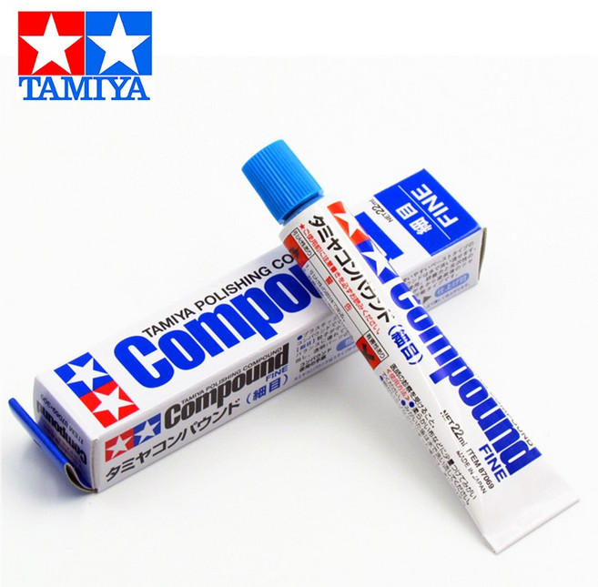 TAMIYA 田宮 模型專用研磨劑 拋光研磨膏 細目 #87069, 1個, 87069 細目