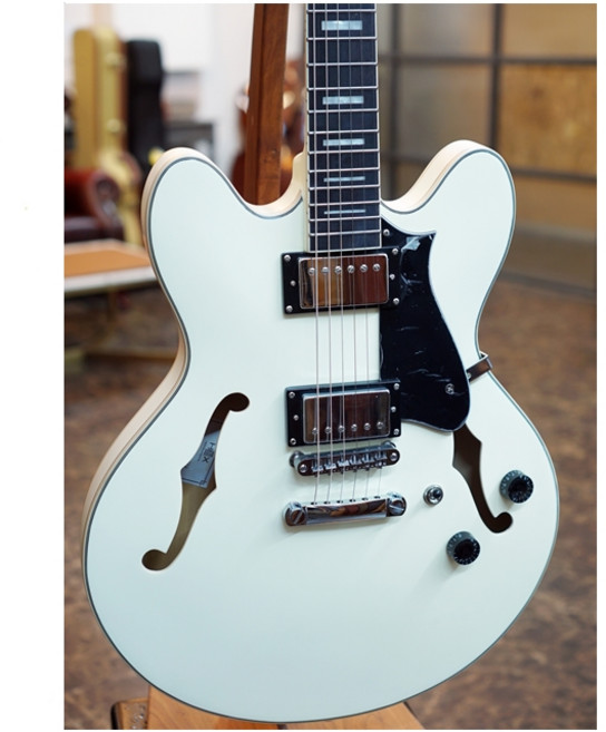 헥스 세미할로우 Q300 S/IV 아이보리 일렉기타 헤드폰앰프 선물, 1개