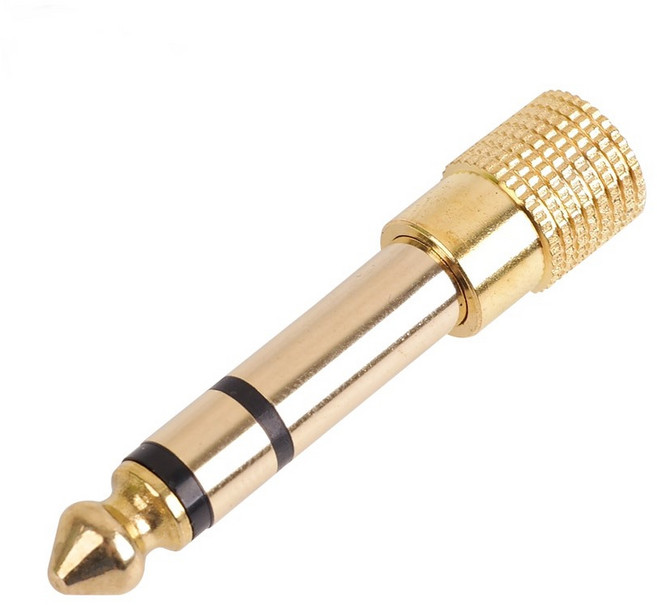 맘보케이블 3극 스테레오 3.5파이 AUX to 5.5파이 앰프 스피커 믹서 변환젠더 55잭 총알젠더, MB01, 1개