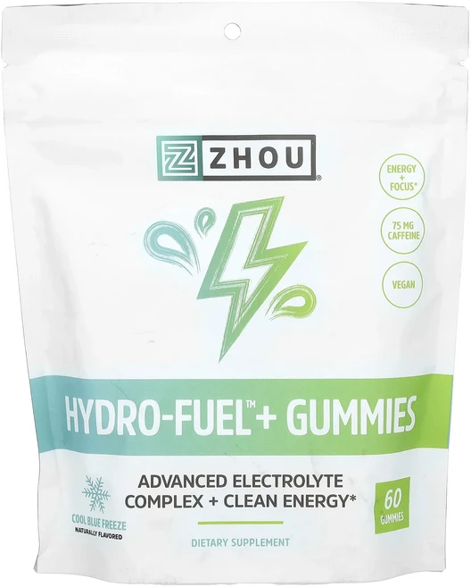 효과가 좋은 Zhou Nutrition 하이드로 연료 구미젤리 쿨 블루 프리즈 구미젤리 60개 최저가격, ZhouNutrition하이드로연료구미젤리쿨블루프리즈구 - 쿠팡