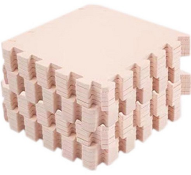 미스터추추 반려동물 퍼즐매트, 화이트핑크, 20개