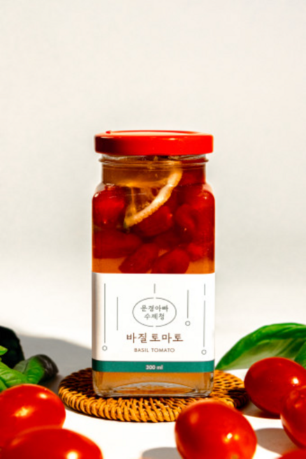 바질 토마토 수제청, 1개, 1개입, 300ml