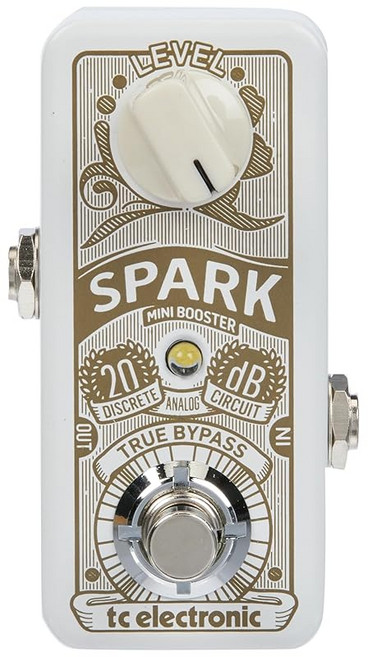 TC Electronic SPARK MINI Booster 초소형 부스터 페달프라임 타임 스위칭 및 완전 아날로그 디자인 포함, Standart, 1개