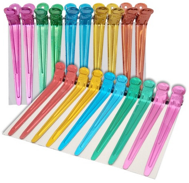 CJB 그레이거 헤어 핀셋핀 (구 철핀셋 10개1세트), 혼합색상, 1개