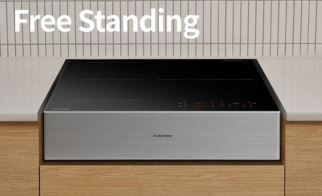 쿠첸 IH FLEX 대화구 올파워 인덕션 3구 + 스탠드 케이스 15cm, 프리스탠딩, CIR-BB330TOB2 (블랙 3구)