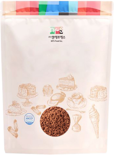 브라운 쿠키 크런치 크런키 빼빼로 마카롱 만들기 토핑 베이킹재료 과자만들기 하나베이킹푸드, 1kg, 1개