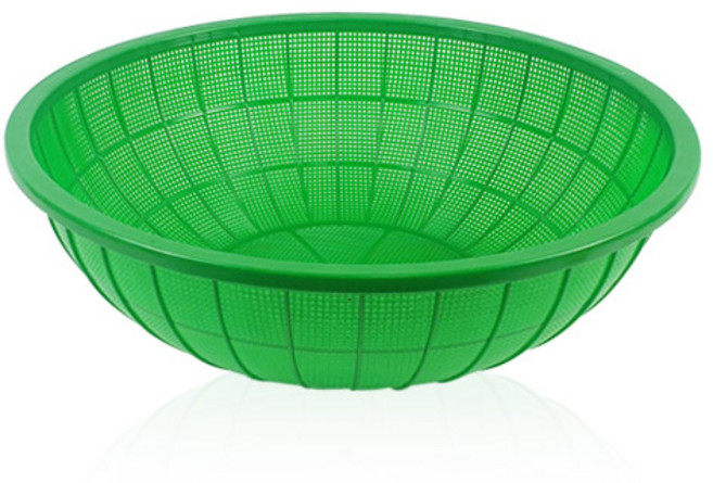 쌀소쿠리 초록바구니 원형 바구니 대형소쿠리 (소소~특대)
