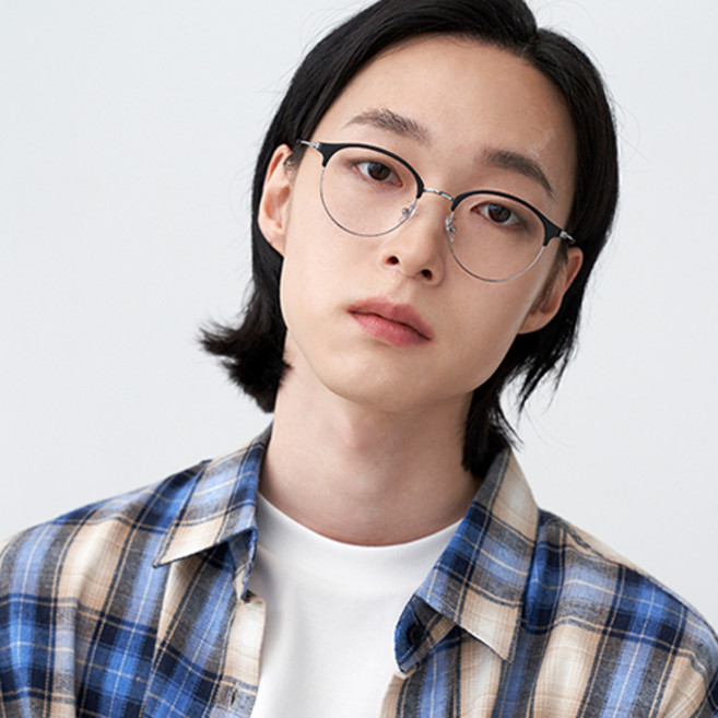 룩스토어 베이직 동글이 하금테 안경