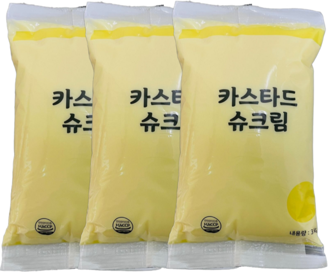 커스타드 슈크림3kg 붕어빵 호두과자 십원빵 재료 최상의상품, 3kg, 1개