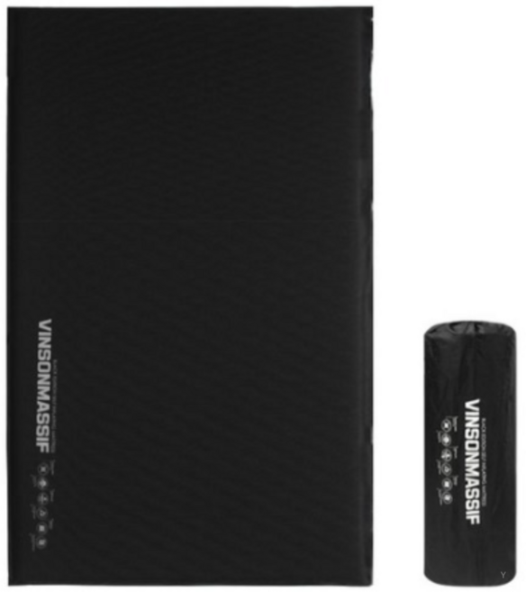 빈슨메시프 시그니처 자충 에어매트 8T + 보관가방, BLACK (검정)