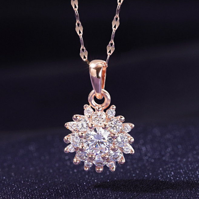 주리에떼 14K 18K 모이사나이트 엑설런트컷팅 GRA인증서 골드 헤라몬드 금 목걸이