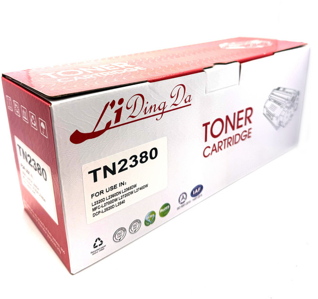 Li Ding Da L2320D/L2360DN/L2365DW適用 TN2380 Brother全新副廠碳粉匣, TN2380 Bropther全新副廠碳粉匣, 1個