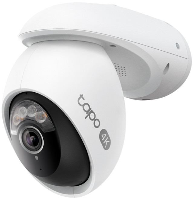 Tapo C560WS 4K 800萬畫素 人臉辨識 AI偵測 360度 攝影機 戶外 Wi-Fi 監視器 IPCAM 全彩夜視, 1個, C560WS +256G 4K記憶卡