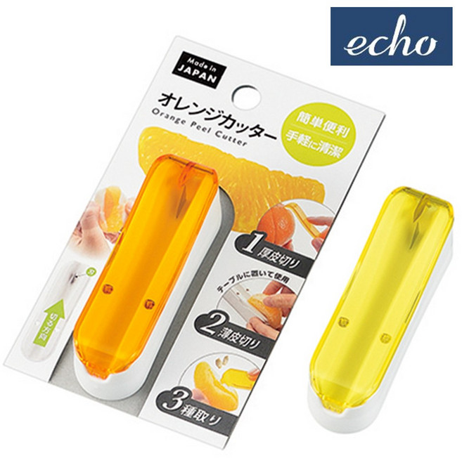일본 에코 레몬 오렌지 커터 필러 껍질 제거 깎기 깎이 0449-272, 1개, 본상품