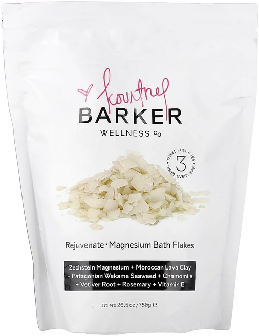 Barker Wellness Co Rejuvenate Magnesium Bath Flakes 26.5 oz (750 g), Barker Wellness Co, Rejuvenate, 750g, 1개 - 쿠팡
