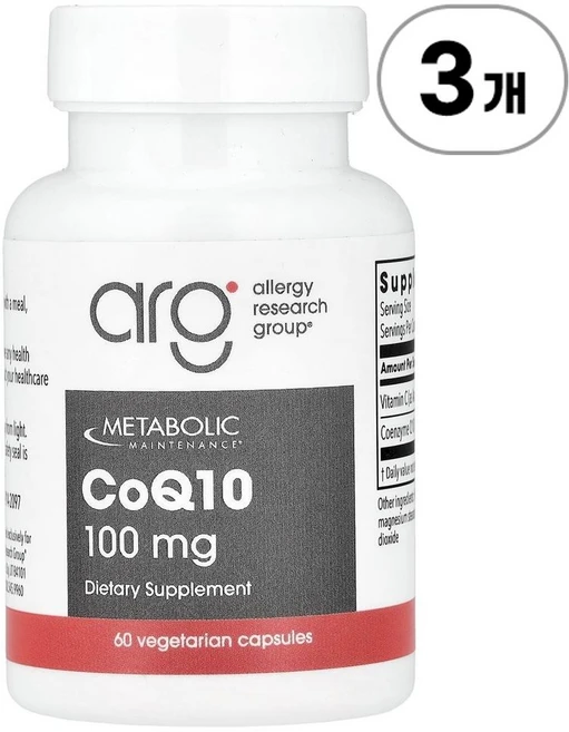 메타볼릭 메인터넌스 코큐텐 Metabolic Maintenance CoQ10 60정, 3개 - 쿠팡