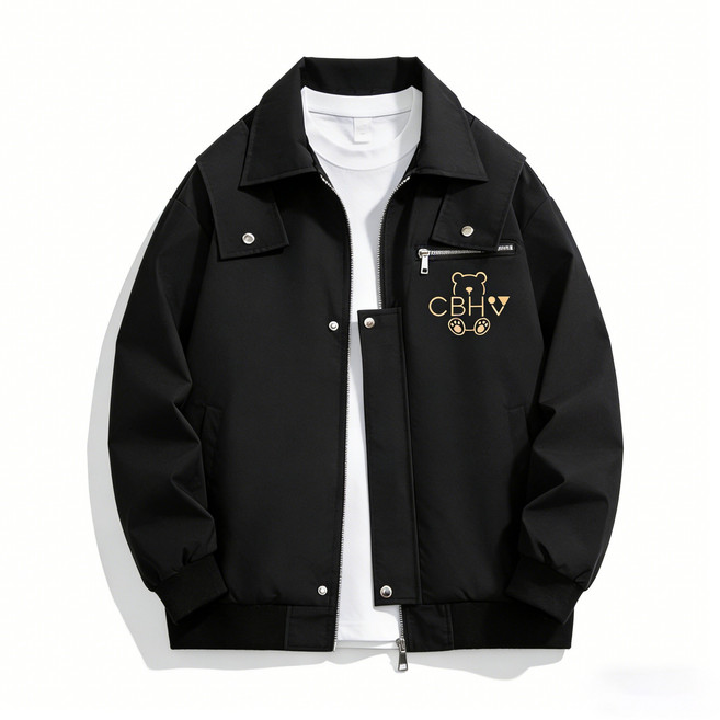 CBHV 남성 레트로 넉넉핏 자켓 방풍 캐주얼 아우터