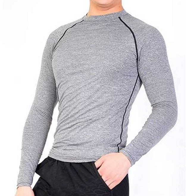 래쉬가드 솔리드 웨어 남성 티셔츠 회색 상의 비치 25534ea 1(ea)