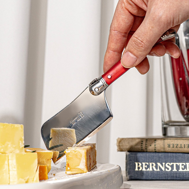 장네론 라귀올 미니 치즈커터 치즈나이프 치즈칼, 1개, 레드