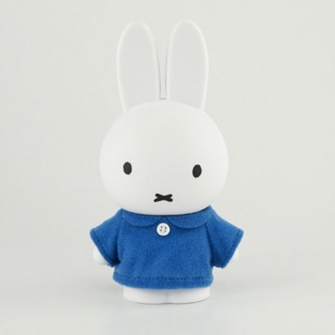 일본 수입 미피 캐릭터 저금통 피규어 DX 블루 S, 1개