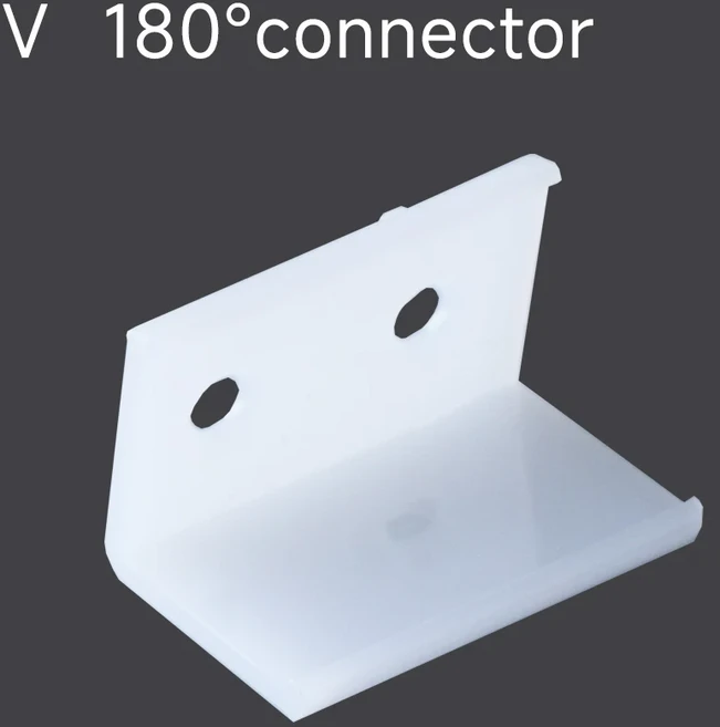 Perfil 알루미늄 LED 코너 프로파일 채널 거치대 LED 스트립 라이트 바 캐비닛 램프 주방 옷장 50cm 로트당, 16 2 pcs, 05 V 180 degree corner