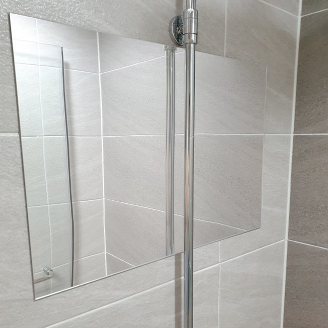 대형 모칸도 아크릴 거울 40X90cm 모서리 직각형 접착식 DIY거울 두께 3mm 재단가능