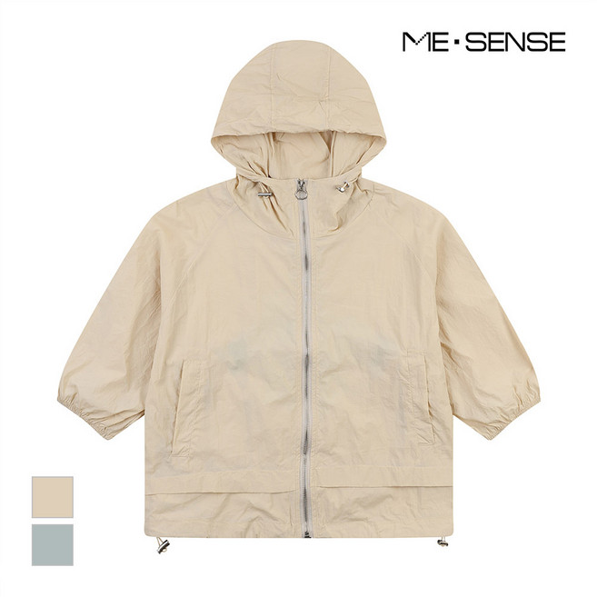 [미센스] 반팔 후드넥 집업점퍼_MB36JPM304Z