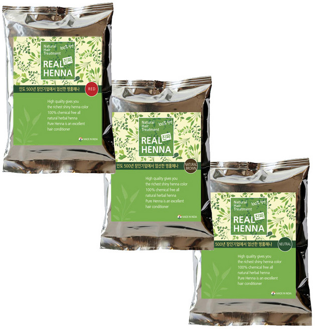 리얼헤나 100g (퀸즈헤나/헤나킹 동일 원료 제조사) _FM, 네추럴브라운[커버], 1개