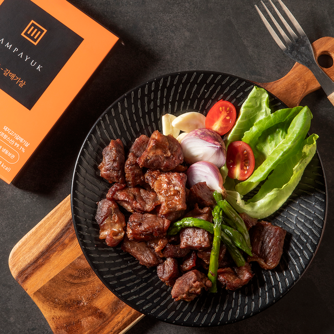 삼파육 3분 완성 쫄깃 담백 갈매기살 원육 200g 에서 3번 구운후 120g X 5 팩, 5개, 갈매기살 원물 200g 에서 3번구운후120g