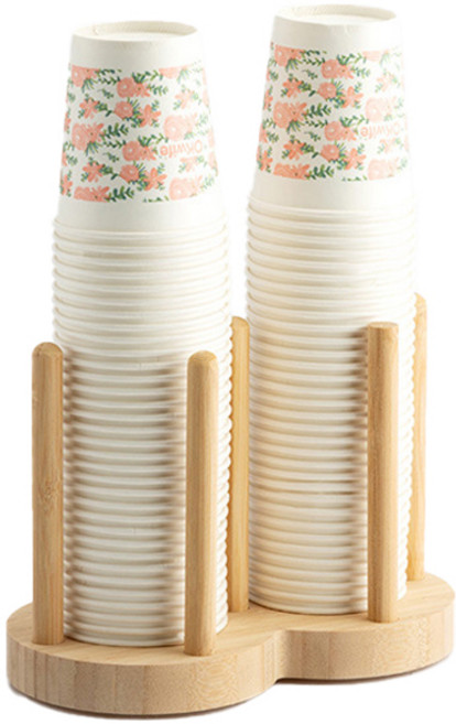 디모어 카페 주방 탕비실 원목 종이컵홀더, 1개, 우드