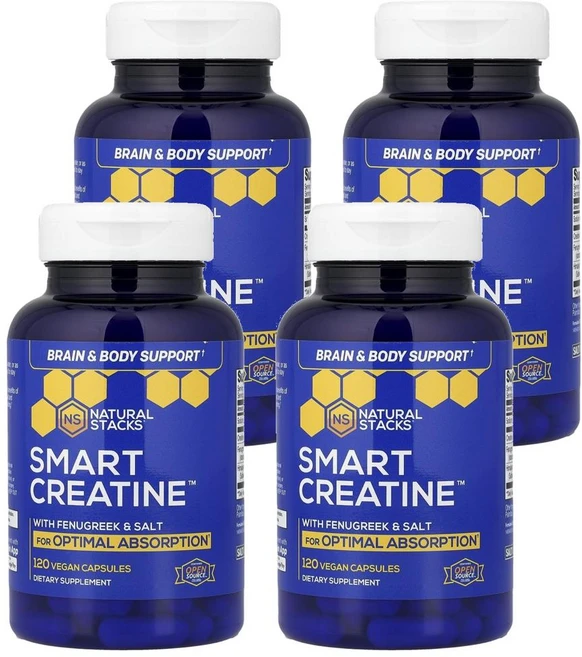 내추럴 스택스 스마트 크레아틴 Natural Stacks Smart Creatine™ 120정 - 쿠팡