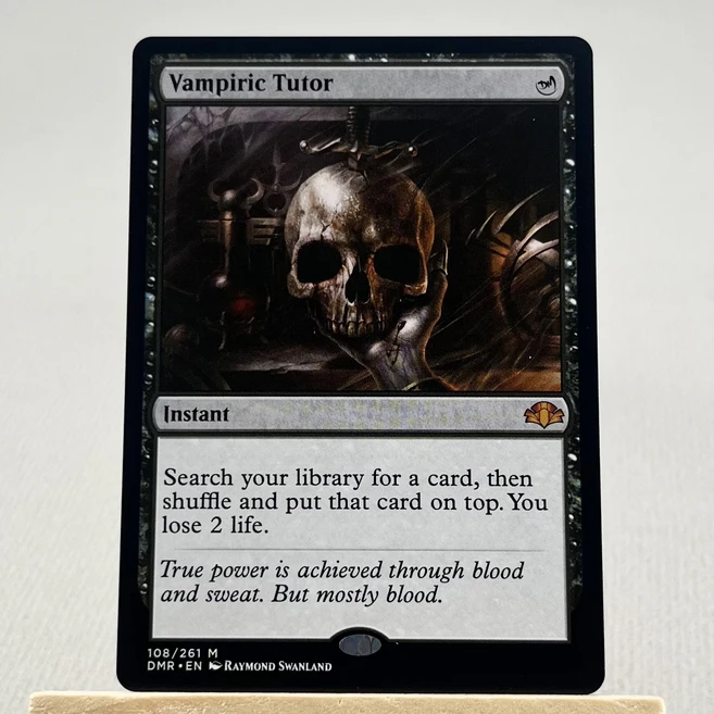 TLA SLD 2XM HOLO20-001 마법 카드 다크 리추얼 TCG 프로시 완 통 도서관 관리자 배저몰 새끼 집들이 모임, 32 107) DMR