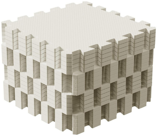 펫샵 반려동물 퍼즐매트, 아이보리, 20개