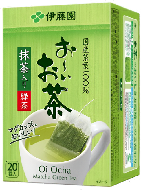 일본 이토엔 오이오차 녹차 20 에코 티백 36g, 3개, 20개입, 1.8g