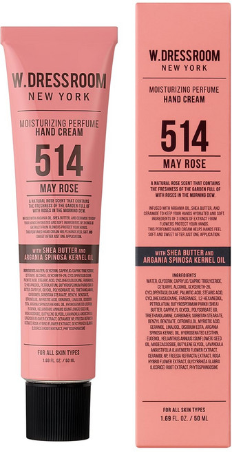 W.DRESSROOM 香氛護手霜-No.514 五月玫瑰 50mL, 1個