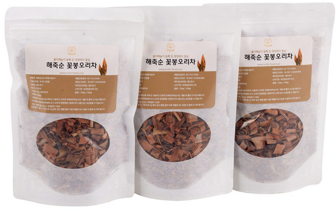 [] 황금손 해죽순 꽃봉오리차 100g 폴리페놀 항산화 미얀마산 건강차, 3개, 1개입