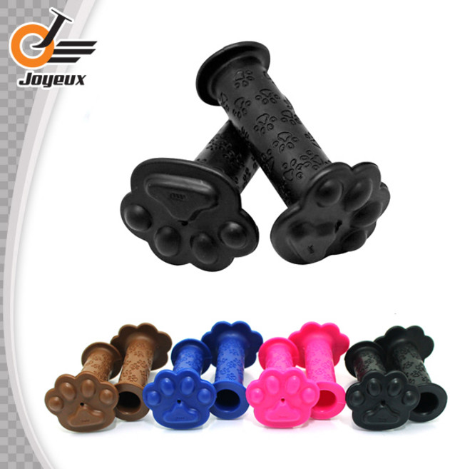 삼천리 하이킥 곰돌이 아동 손잡이 핸들그립, 블루, 1세트