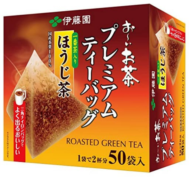 이토엔 오차 프리미엄 티백 제일 차가 들어간 호지차 1.8g×50봉지, 90g, 1개입, 1개